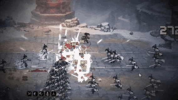 Combat animation